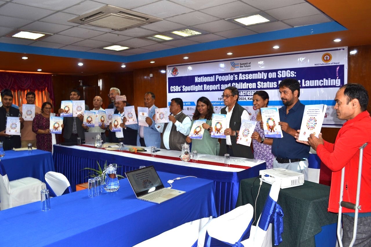 National People's Assembly on SDGs: Launch of CSOs’ Spotlight Report and Children Status Report